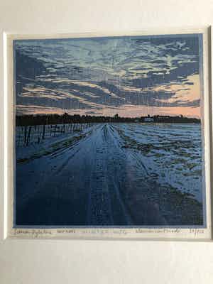 Siemen Dijkstra - Winter-weg verkocht voor € 150!