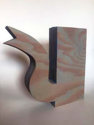 Klaas Gubbels - Houten Kan verkocht voor € 950!