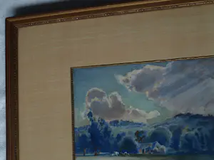 Frederik Teding van Berkhout - Ingelijste aquarel , Duinlandschap kopen? Bied vanaf 60!