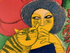 Corneille - kleurenlitho - 'Le tigre amoureux' - 1985 (Hors Commerce) kopen? Bied vanaf 299!