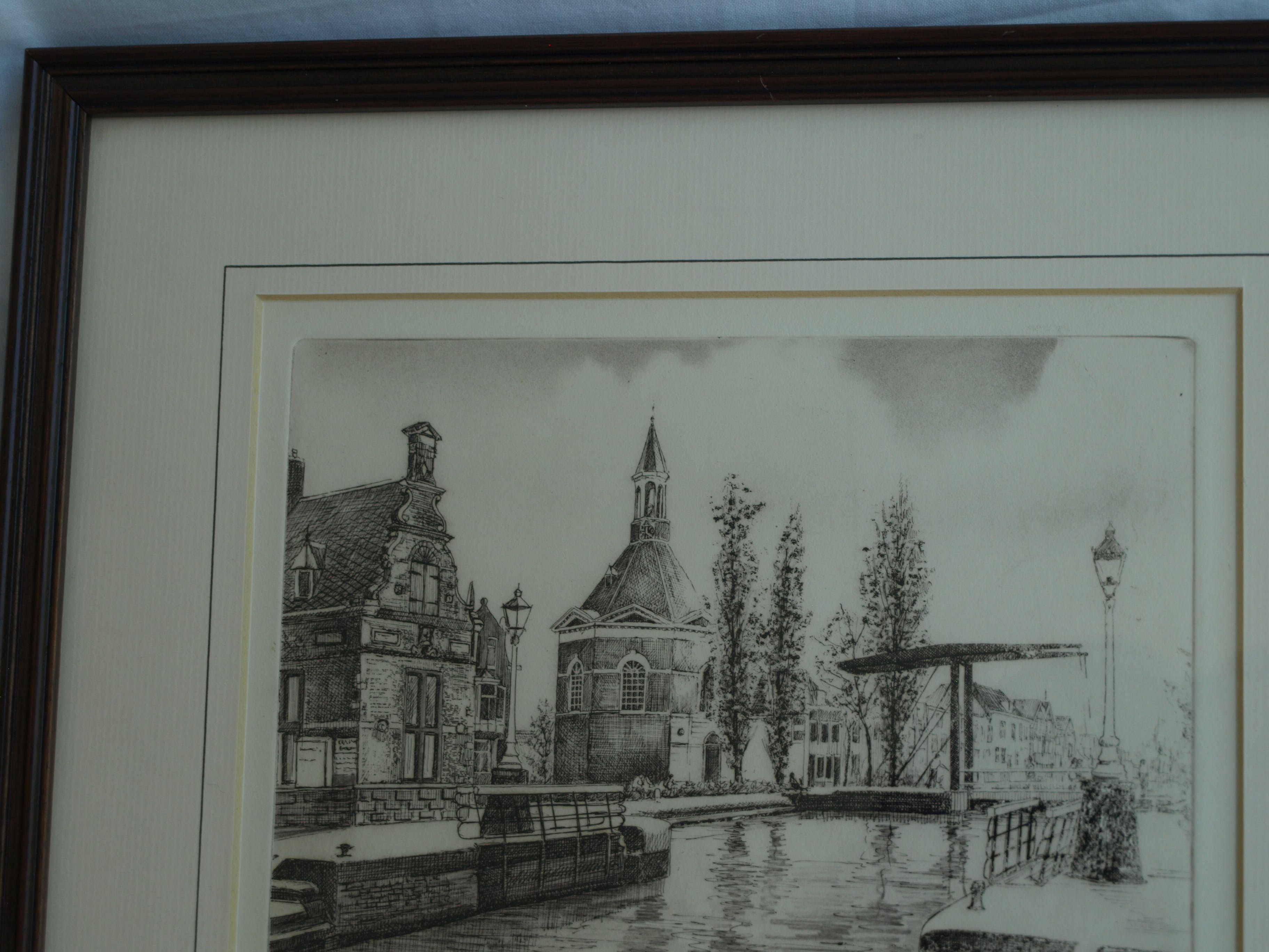 Anko C. Wieringa - Leidschendam, sluis met de Dorpskerk  kopen? Bied vanaf 1!