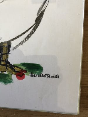 Ellen Meuwese - 3 Zeefdrukken van de kippenserie - gesigneerd kopen? Bied vanaf 35!