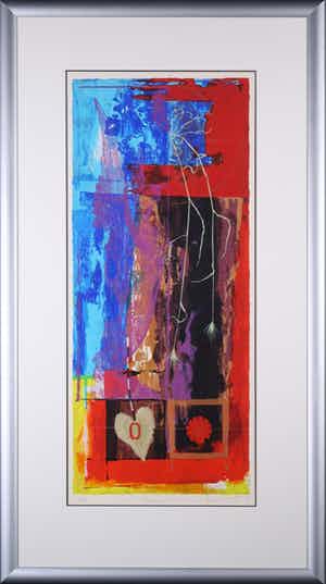 Piotr Konkel - Zeefdruk, Origin - Ingelijst verkocht voor € 35!