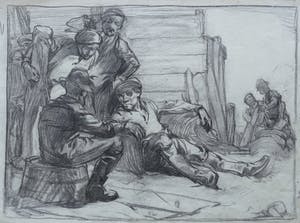 Johannes Josephus Aarts - rustende landarbeiders kopen? Bied vanaf 35!