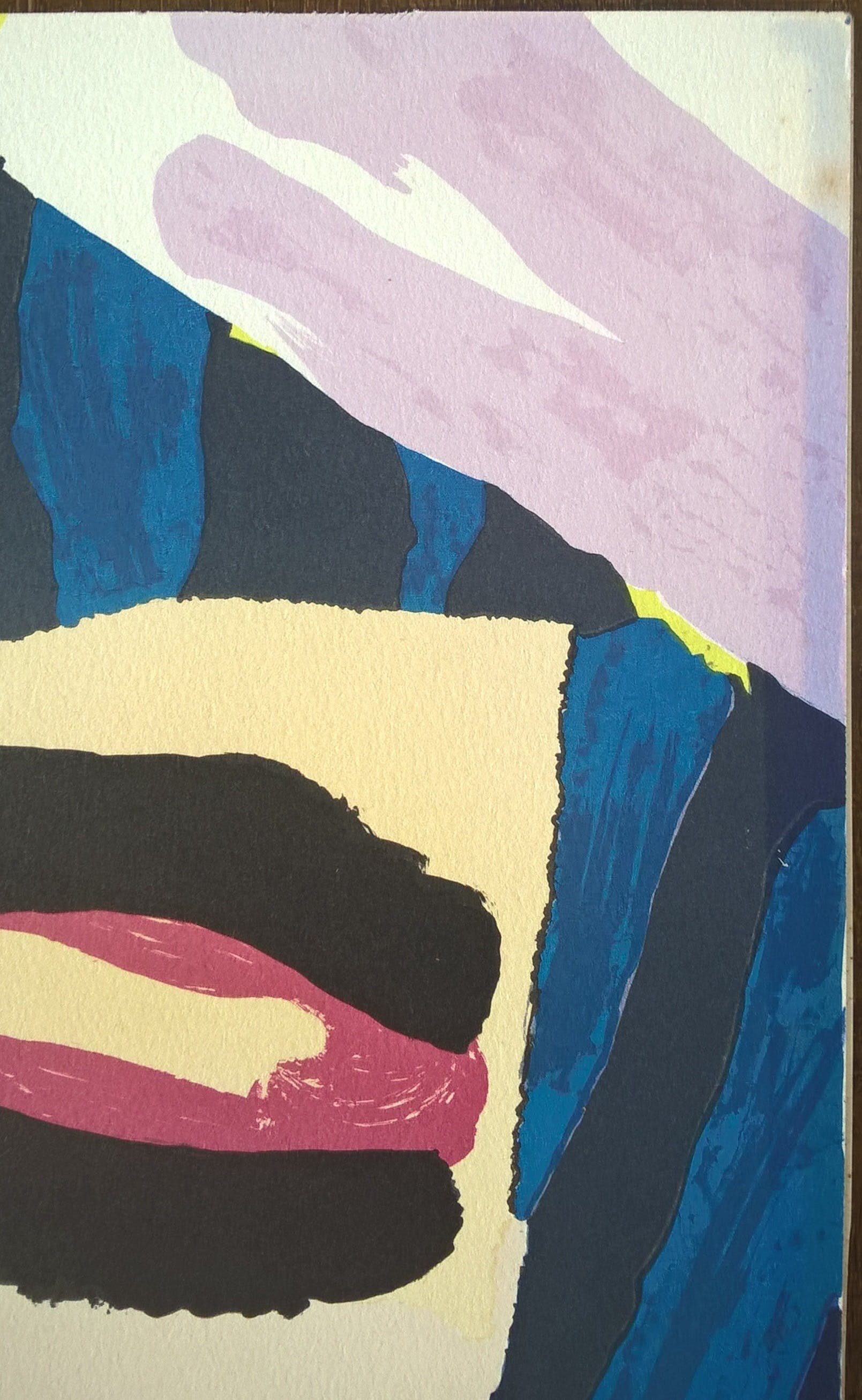 Karel Appel - Personage in blue - gesigneerde litho  kopen? Bied vanaf 395!