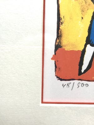 Clemens Briels - Gesigneerde zeefdruk ,zonder titel kopen? Bied vanaf 40!