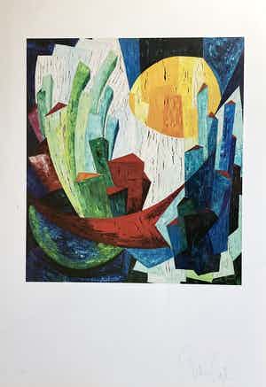 Frits Vogel - Gesigneerde zeefdruk verkocht voor € 40!