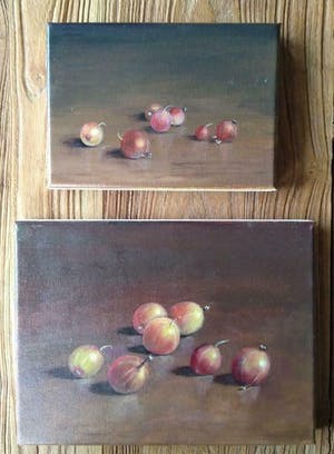 Niet of onleesbaar gesigneerd - Pendant "Kruisbessen" naar Helmantel kopen? Bied vanaf 1!