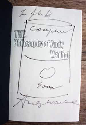 Andy Warhol - Campbell's Soup (The Philosophy of Andy Warhol) - 1975 verkocht voor € 1999!