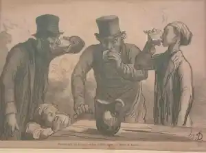 Honore Daumier - Physiologie du buveurs Drinkende mensen kaufen? Bieten Sie von 100!