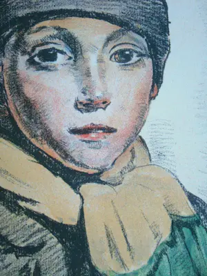 Jean Colin - L'Ecolier - 1931 - Originele lithografie - Gesigneerd kopen? Bied vanaf 100!