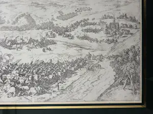 Johann Wilhelm Baur - Slag Mookerheide. kopen? Bied vanaf 39!