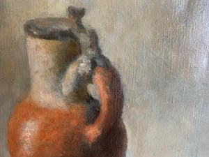 Georg Rueter - Stilleven kruik en schaal kopen? Bied vanaf 100!