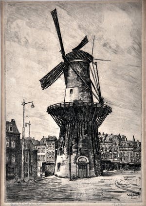 Frans de Groen - Rotterdam, Molen a/h Oostplein 080-FG kopen? Bied vanaf 35!