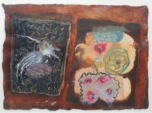 Liesbeth Rahder - Olieverf 'Bud-talk' - Ingelijst kopen? Bied vanaf 225!