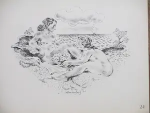 Wilm Wouters - Baadsters aan de kust - Litho kopen? Bied vanaf 35!