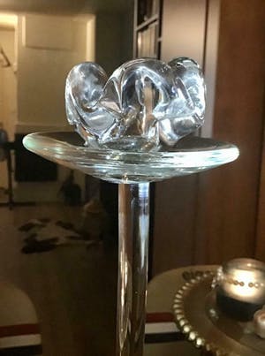 Willem Heesen - Glas waterlelie op stengel kopen? Bied vanaf 350!
