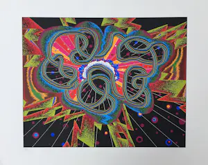 Shinkichi Tajiri - zeldzame knoop - gesigneerde zeefdruk ‘The Big Bang’ - oplage 85 ex. kaufen? Bieten Sie von 175!