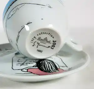 Shizuka Yokomizo - voor Illy - 2-persoons cappuccino-set - Porselein - Rosenthal verkauft für € 30!