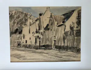 Henk Bellaard - Stadsgezicht (verso Havengezicht) kopen? Bied vanaf 100!