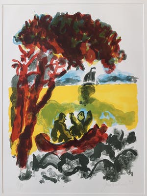 Jan Sierhuis - Zomer & Herfst (2 kunstwerken) kopen? Bied vanaf 20!