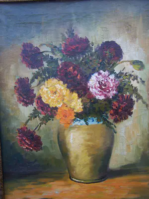 Willem Frederik Markestein - Stilleven met Dahlias kaufen? Bieten Sie von 50!
