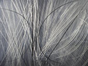 Buy Hans Hartung - Zonder titel (Blue and Black)? Bid from 310!