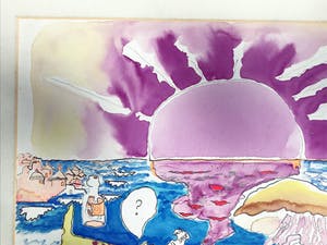 Lieve Prins - Een persoonlijk werk van Lieve Prins "a Day at the Beach" -Voor Max, van Lieve. kopen? Bied vanaf 45!