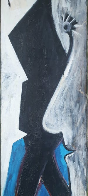 Kars Persoon - Schilderij op doek: 'Schaduw' - Zeer groot kopen? Bied vanaf 395!