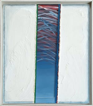 Henk van Rooij - Acryl/olieverf: 'Reliëf schilderij II' (1979) kopen? Bied vanaf 135!