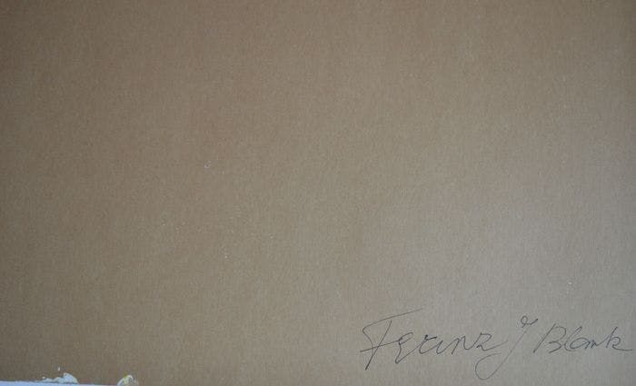Franz J. Blank - zonder titel - unica kopen? Bied vanaf 50!