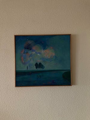 Dirk Breed - Landschap met boompjes kopen? Bied vanaf 1500!