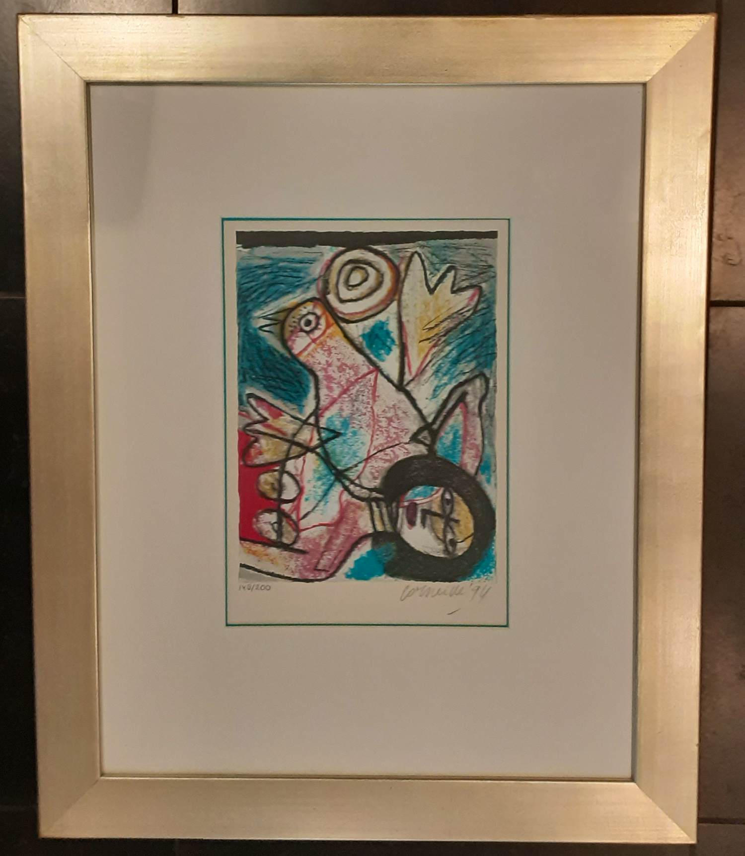 Corneille - "Chant d' été' (mooi gelijst) verkocht voor € 255!