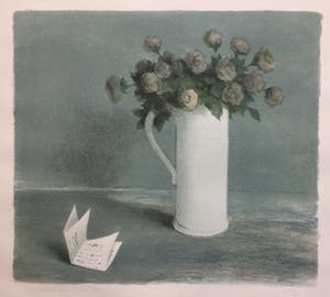 Mart Kempers - stilleven | kleurenlitho - ingelijst kopen? Bied vanaf 40!