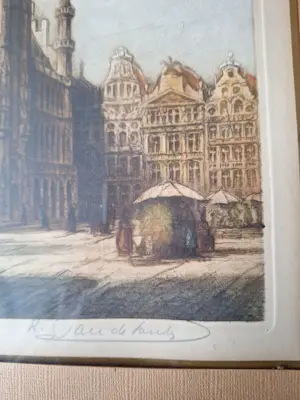 René Van de Sande - Brussel Stadhuis. XV eeuw kopen? Bied vanaf 75!