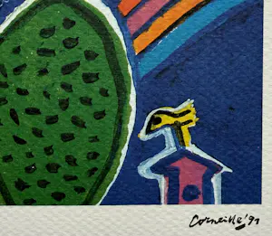 Corneille - kleurenzeefdruk | 'The tie' | 1991 kopen? Bied vanaf 20!