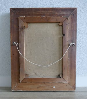 Leo Kurpershoek - Boslandschap bij ondergaande zon kopen? Bied vanaf 120!