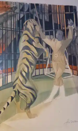 Camille Hilaire - "Le dompteur du Tigre" verkocht voor € 50!