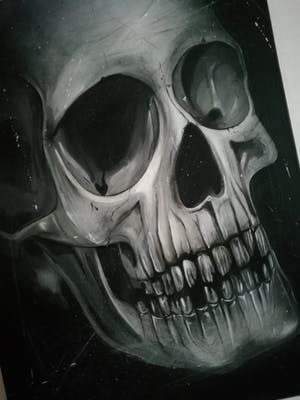 Niet of onleesbaar gesigneerd - Skull kopen? Bied vanaf 10!