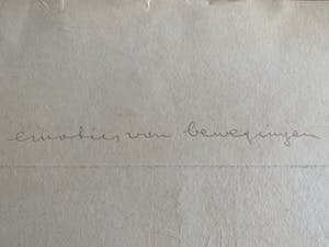 Jan Montyn - emoties van bewegingen kopen? Bied vanaf 120!