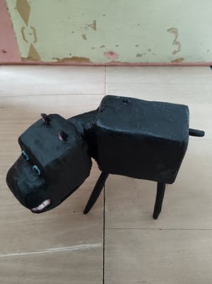 Peter Bastiaanssen - Staande borderliner met hoofd opzij zonder titel kopen? Bied vanaf 140!