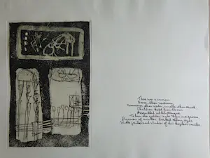 Jan Montyn - ABSTRACTIE / KLEURETS -AQUATINT / 50x32cm / 1964 kopen? Bied vanaf 1!