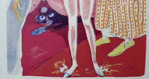 Kees van Dongen - Gravure 1001 nacht: 'Le Nègre sous le lit' kopen? Bied vanaf 25!