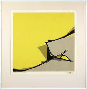 Fon Klement - Boardsnede, Tension - Ingelijst verkocht voor € 100!