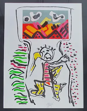 Karel Appel - Cobra figuur - oplage 7 van 10 kopen? Bied vanaf 595!