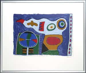 Clemens Briels - Clemens Briels: Zeefdruk, There's no need.... - Ingelijst verkocht voor € 60!