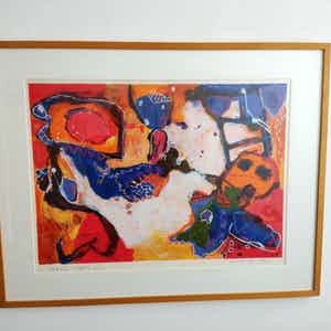 Alexander Vogels - Prachtig groot werk verkocht voor € 150!