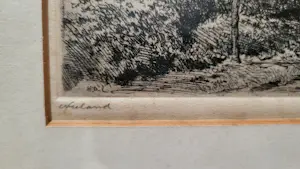 Hendrik de Laat - 2 vroege etsen van boerderijen in Nuland en Rosmalen - ca. 1927 kopen? Bied vanaf 65!