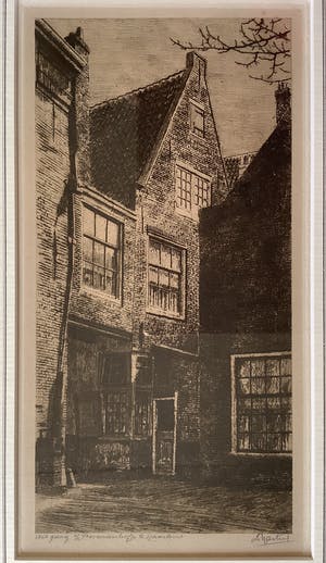 Dirk Harting - Uitgang v/h Proveniershofje Haarlem kopen? Bied vanaf 15!