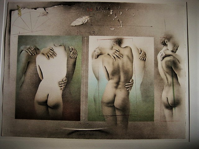 Poen de Wijs - Dromerig Realisme van Poen de Wijs "La Modella" gesigneerde Litho kopen? Bied vanaf 1!